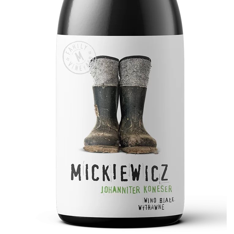 mickiewicz Mickiewicz Johanniter Koneser wino białe wytrawne 750ml