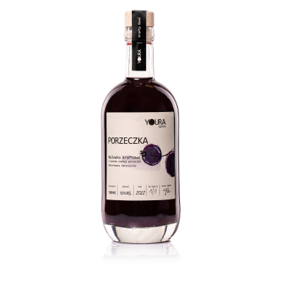 Nalewka kraftowa czarna porzeczka 500 ml