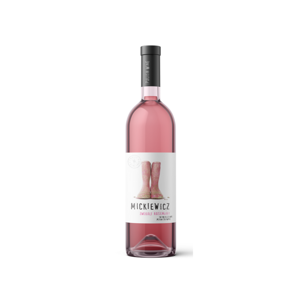 Mickiewicz zweigelt rosemary wino różowe półwytrawne 750ml