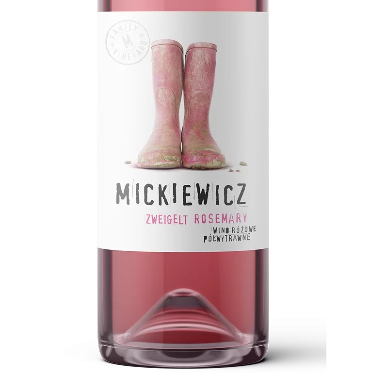 Mickiewicz zweigelt rosemary wino różowe półwytrawne 750ml