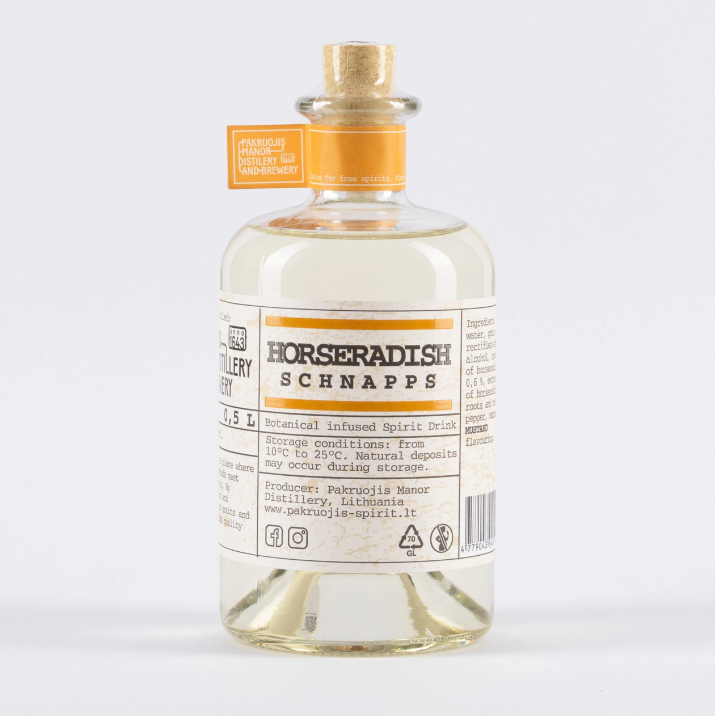 Destylat z chrzanu Horseradish Schnapps 0,5 l Litwa