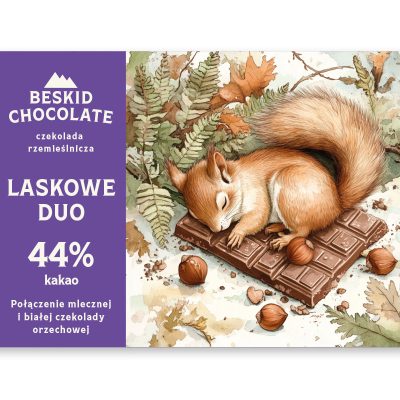Czekolada laskowe duo 44% kakao 70g